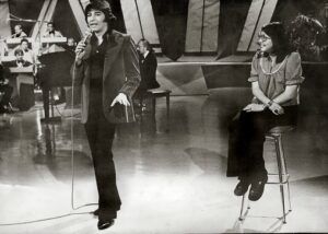 Sandro con Estela Sandoval