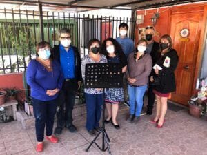 Los atriles fueron recepcionados en la casa de la tesorera.