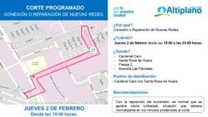 Corte en Cardenal Caro