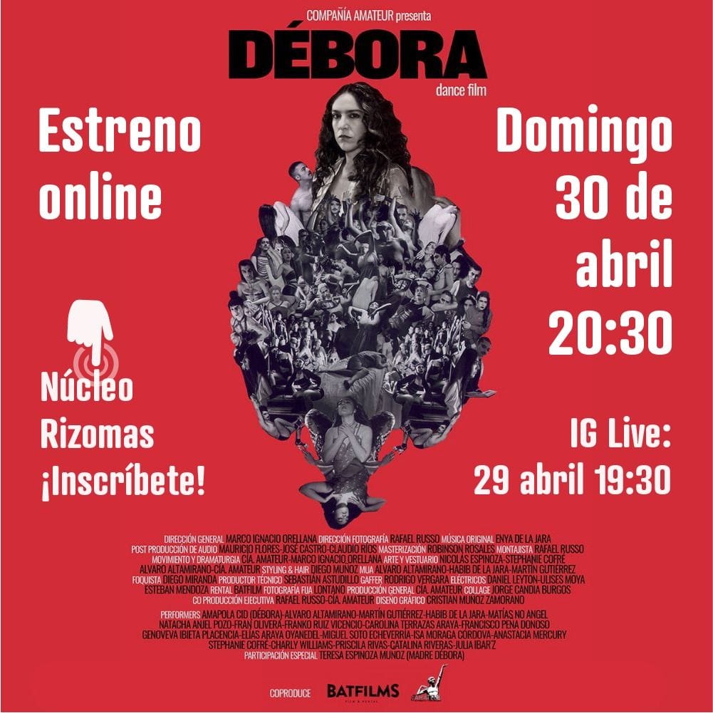 “DÉBORA”, el largometraje de la compañía porteña Amateur tendrá estreno internacional para celebrar el Mes de la Danza 2 DEBORA 13