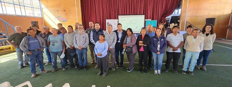 Vecinos y vecinas de la quebrada de Camina conocieron el proyecto de estudio para las aguas del valle