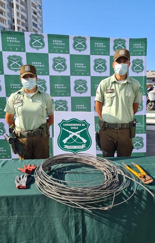 Iquique | Carabineros detuvo a hombre que sustraía cables de cobre 1 WhatsApp Image 2023 09 07 at 12.30.11