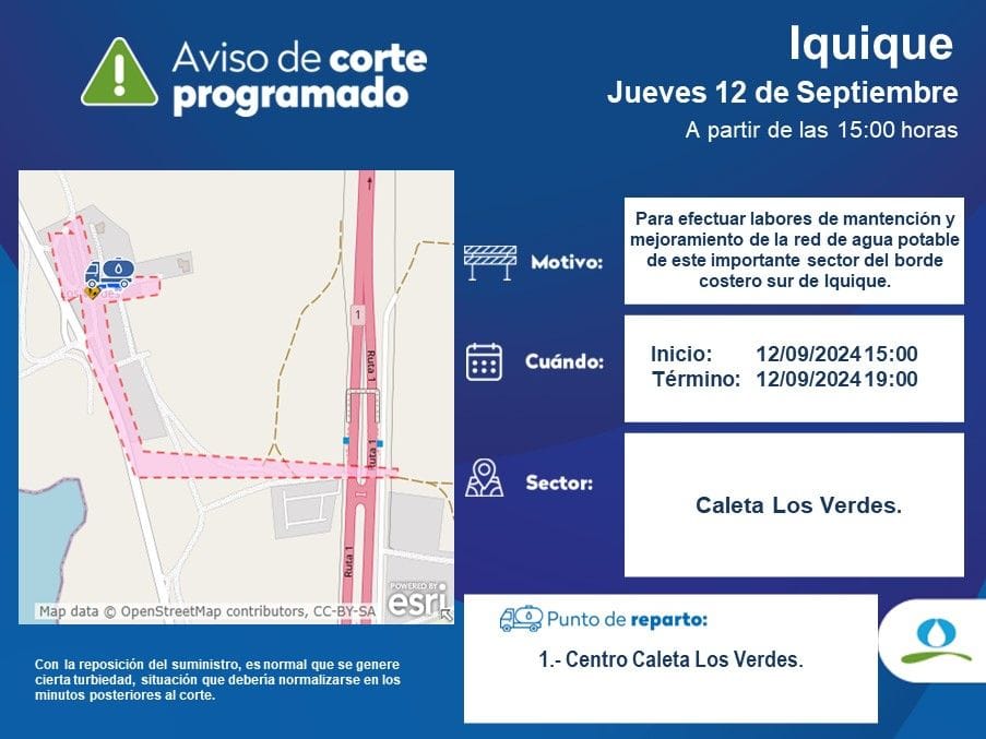 Aguas del Altiplano realizará mejoras en la red de agua potable de Caleta Los Verdes 1 Diapositiva2 5