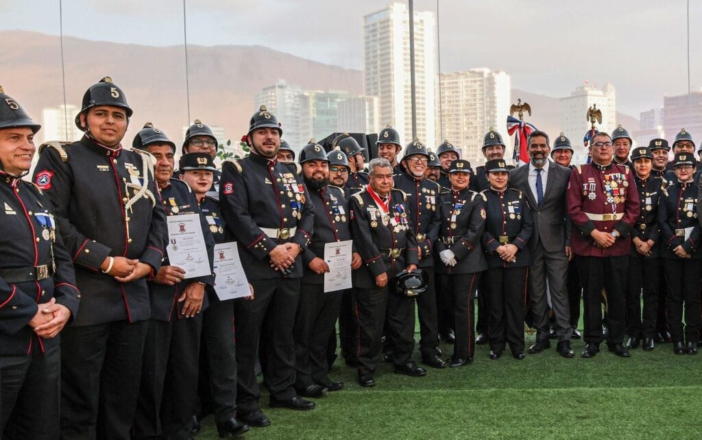 Ceremonia Bomberos