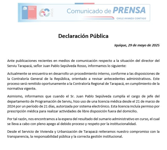 declaracion pata nota