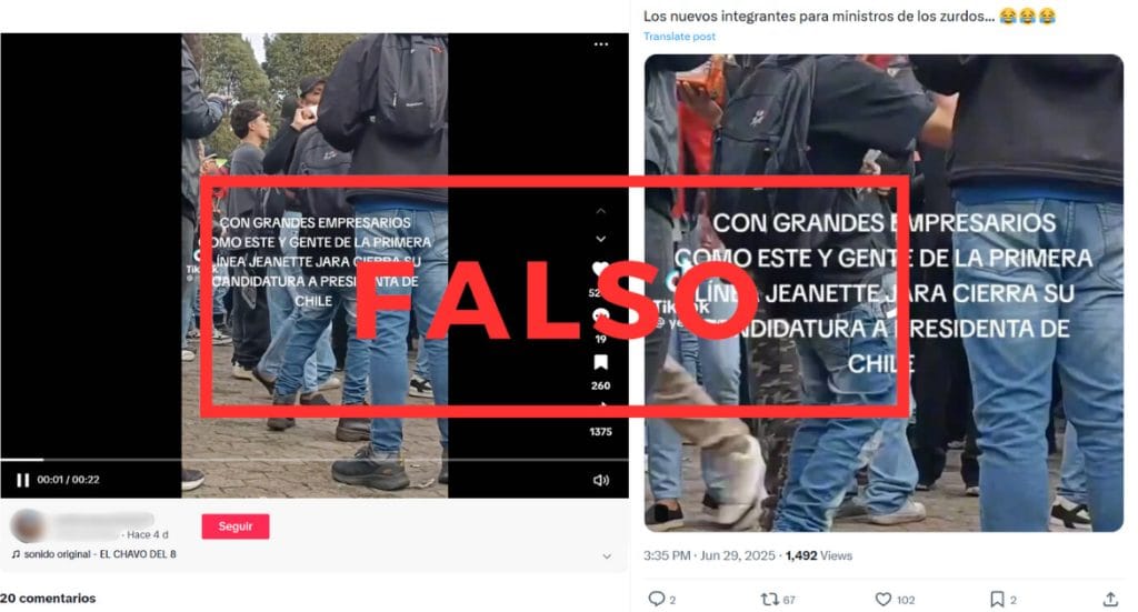Video no muestra un adherente de Jeannette Jara borracho, se grabó en Colombia en un festival de rock 1 Chequeo video no muestra un adherente de jeannette jara borracho se grabo en colombia en un festival de rock