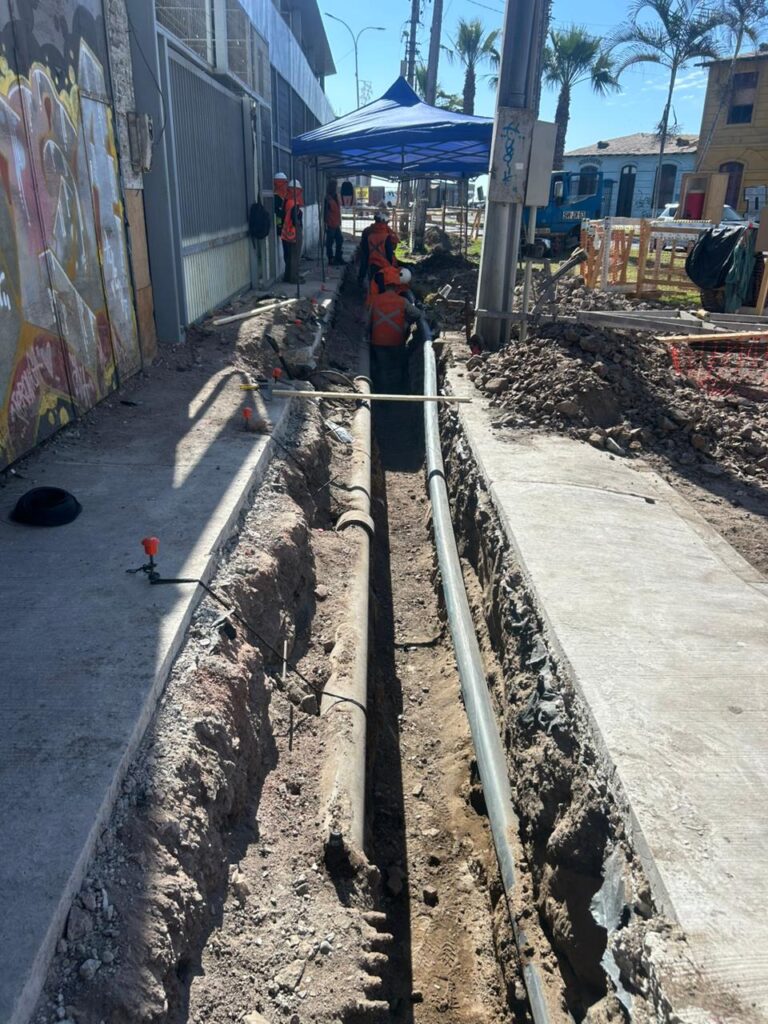 Aguas del Altiplano avanza en renovación de red de Agua Potable en el centro de la ciudad 1 Trabajos AP Iquiquique 2025