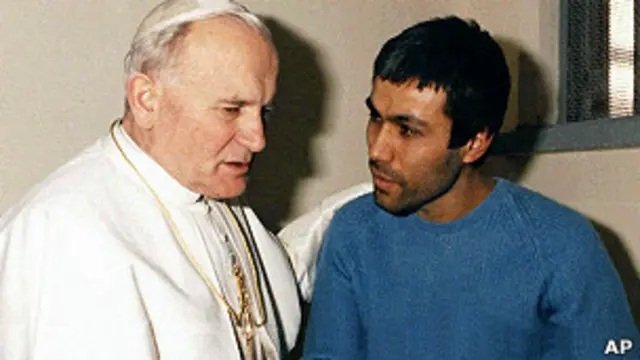 papa jp II ALI AGCA