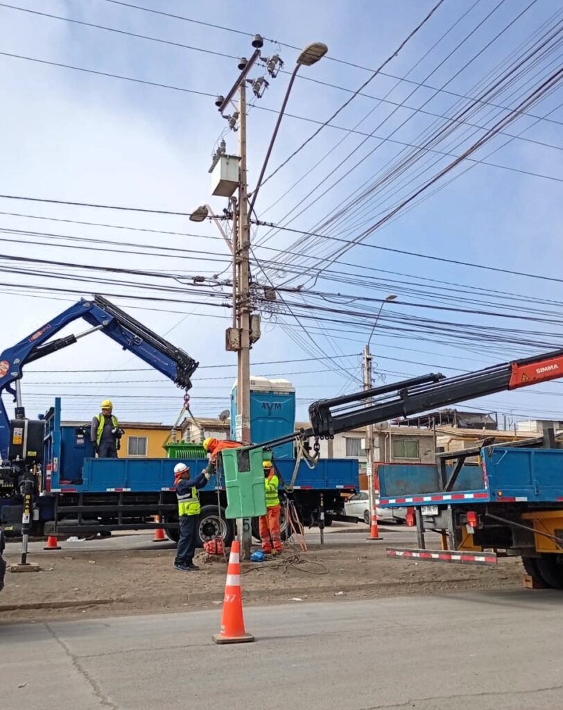 Alto Hospicio | CGE realiza trabajos para mejorar la red eléctrica en sector de avenida Monte Los Olivos 1 2026 07 07 at monte los olivos pasaje lauca