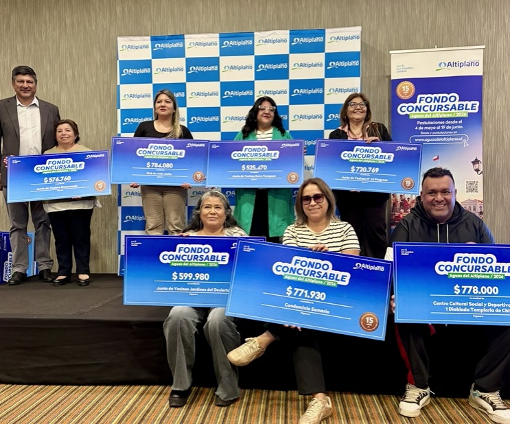 Aguas del Altiplano realizó entrega simbólica de Fondos Concursables 2026 a 48 organizaciones sociales de Iquique y Alto Hospicio 3 55